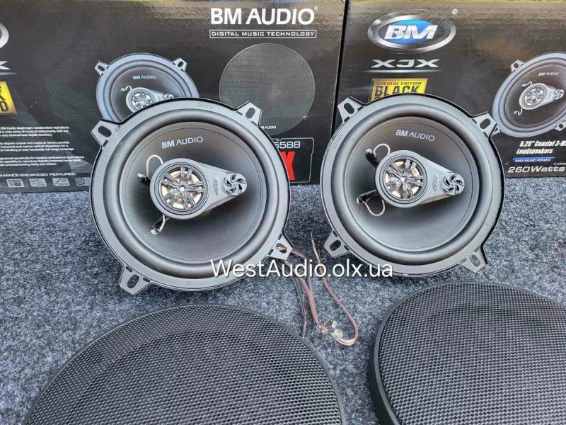 13см. Boschmann JX-5588/динаміки в авто/колонки/акустика ціна за пару — фото 2