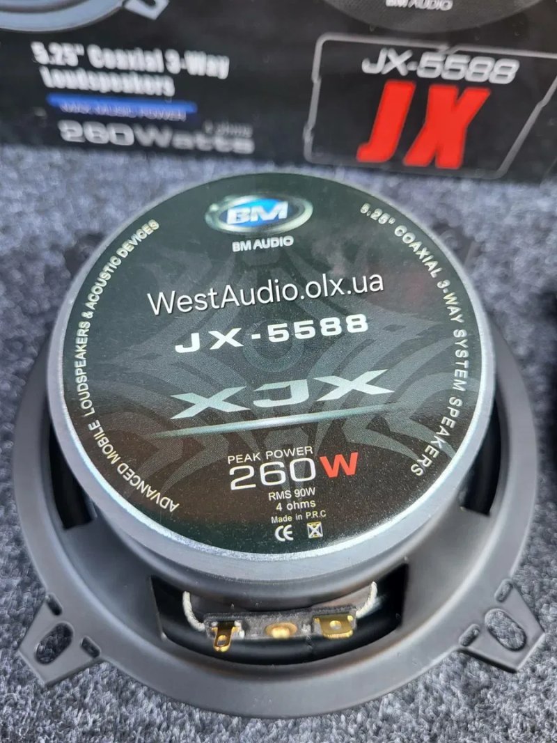 13см. Boschmann JX-5588/динаміки в авто/колонки/акустика ціна за пару — фото 6