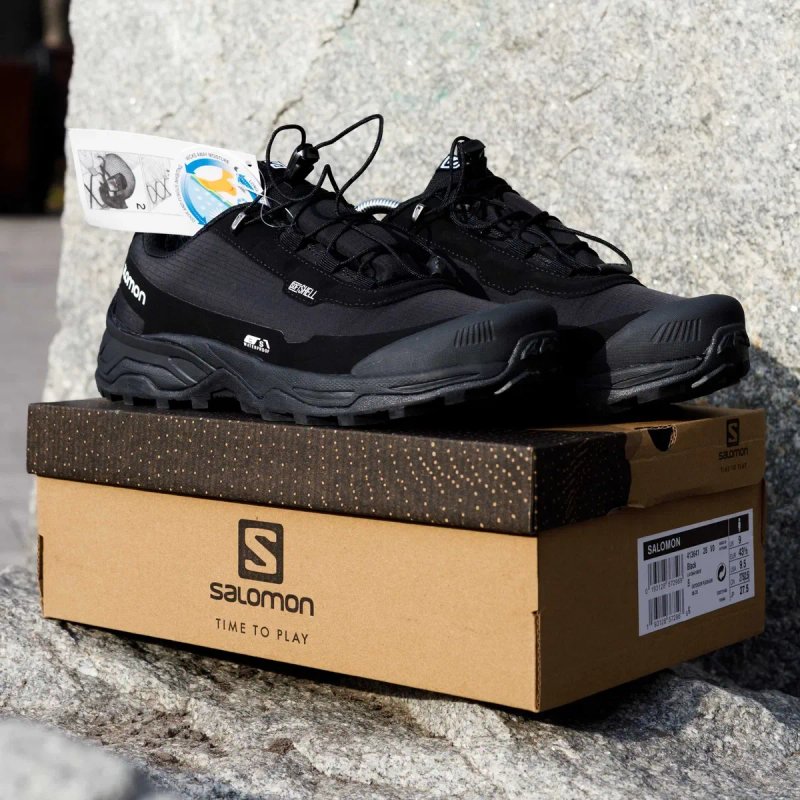 (1589) Термо Осінь-Зима Кросівки Salomon Soft Shell  Черевики чорні (41-46) саломон — фото 2