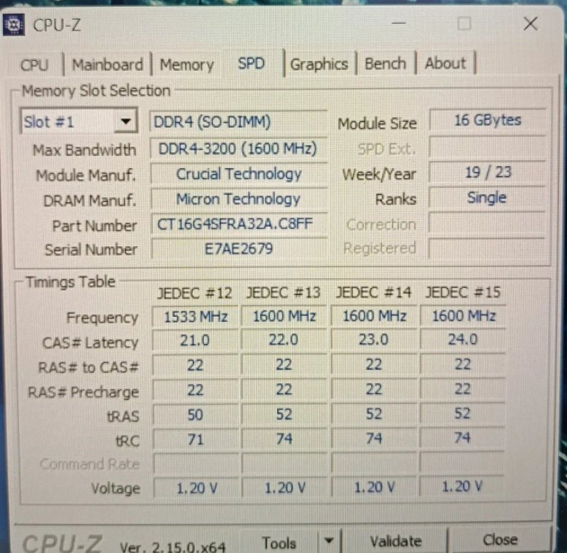 16x2 [32GB] DDR4 3200Mhz Micron Crucial Оперативна память Нова / ОЗУ Ноутбук Mini PC — фото 2