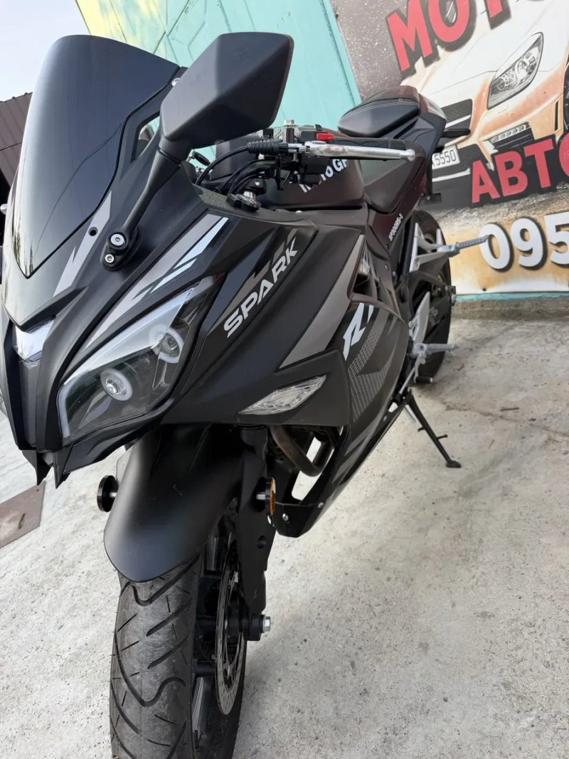 180км пробега Spark sp 300 Rs-1 НОВЫй мотоцикл после небольшой скользячки — фото 2