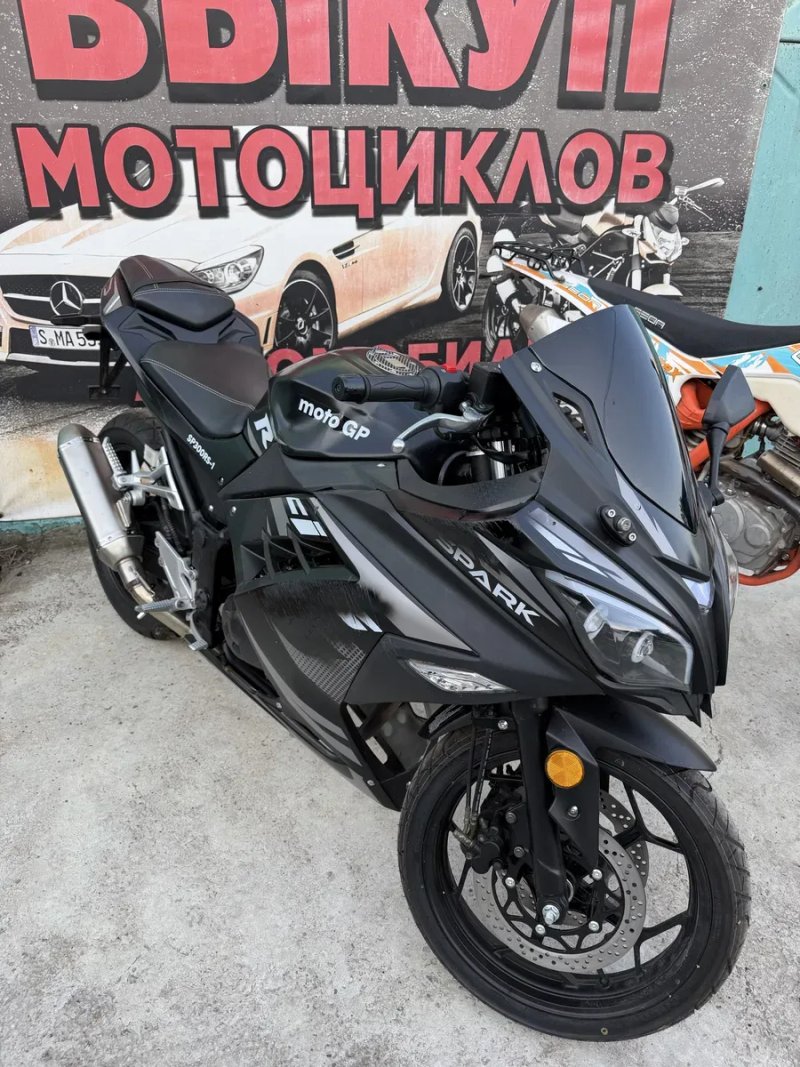 180км пробега Spark sp 300 Rs-1 НОВЫй мотоцикл после небольшой скользячки — фото 5
