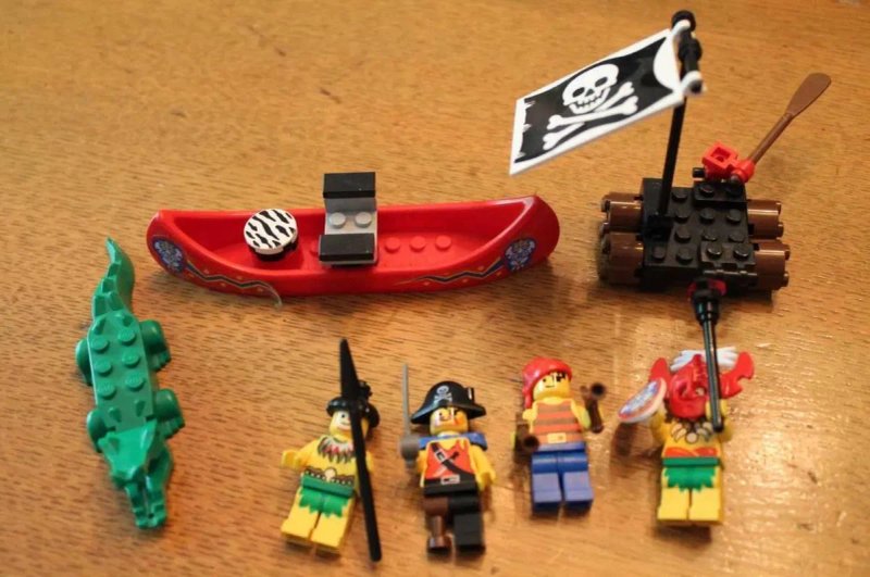 '1995 Колекціонеру Lego 1788 Islanders Pirates Treasure Chest (100% повний, коробка - ні, мануал - є) — фото 3