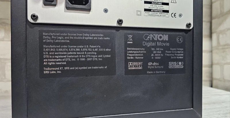 2.1 Саундбар Canton Digital movie dm 1 , 350 Вт, б/у з Німечини — фото 7