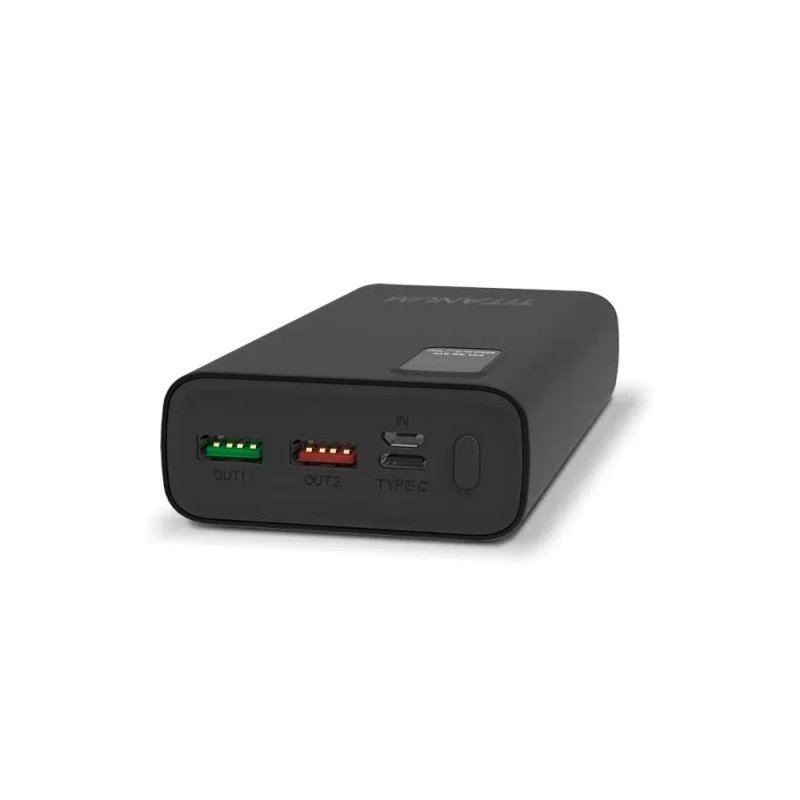20000mAh 22.5W повербанк TITANUM 727S білі з ГАРАНТІЄЮ 1 рік; Якісний power bank з чесною ємкістю, з швидкою зарядкою та дисплеєм. Надійний виробник!! — фото 6