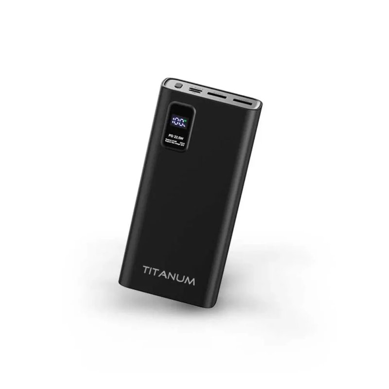 20000mAh 22.5W повербанк TITANUM 727S білі з ГАРАНТІЄЮ 1 рік; Якісний power bank з чесною ємкістю, з швидкою зарядкою та дисплеєм. Надійний виробник!! — фото 7