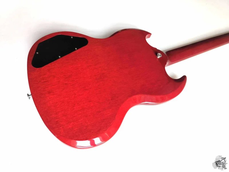 $2099 Gibson SG '61 Sideways Vibrola '2022 Vintage Cherry w/case&docs — фото 6