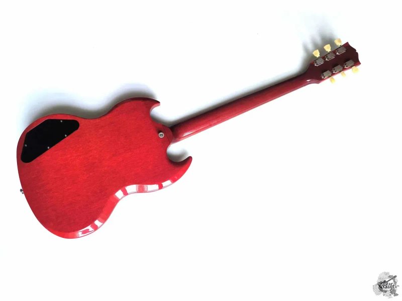 $2099 Gibson SG '61 Sideways Vibrola '2022 Vintage Cherry w/case&docs — фото 7