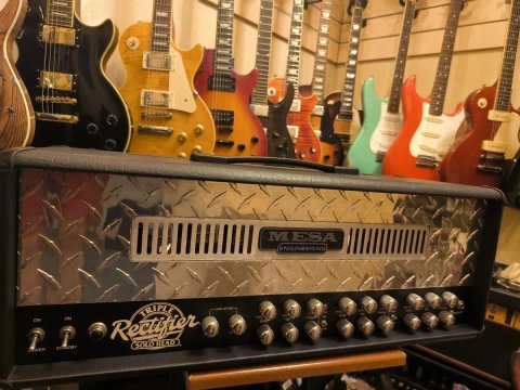 $2100 Ідеал Mesa Boogie Triple Rectifier Solo Head 150W '2000-2009 повний комплект, з чохлом, кейсом, футсвітчем та ін.