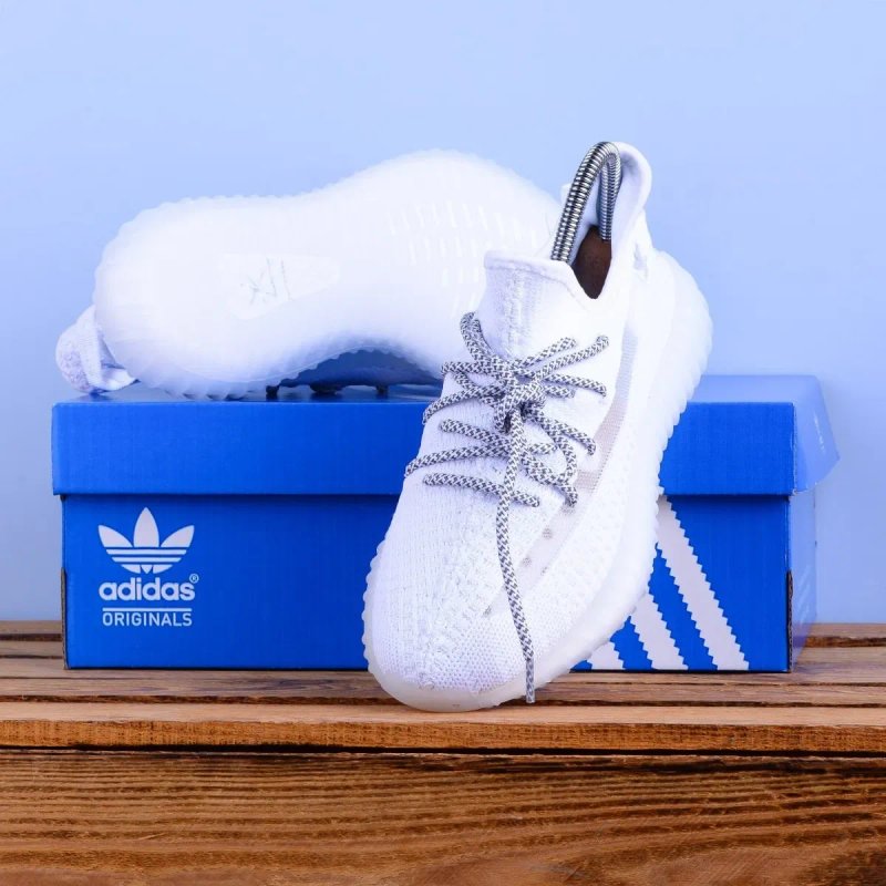 (2320) Акція! Кросівки Adidas Yeezy boost 350 білі (36-41) адідас — фото 3