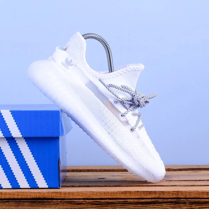 (2320) Акція! Кросівки Adidas Yeezy boost 350 білі (36-41) адідас — фото 5