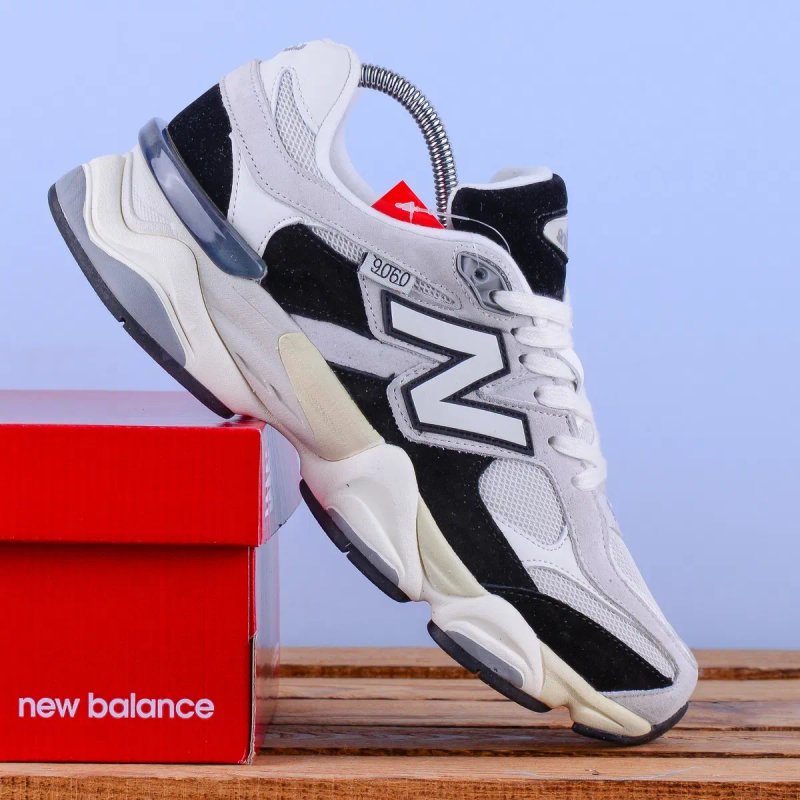 (2339) SALE Кросівки New Balance 9060 білі з сірим і чорним (41-45) нб nb — фото 2