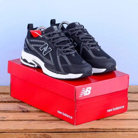 (2356) Акція! Кросівки New Balance 1906R чорні з білою підошвою (41-46) нб NB ню беленс