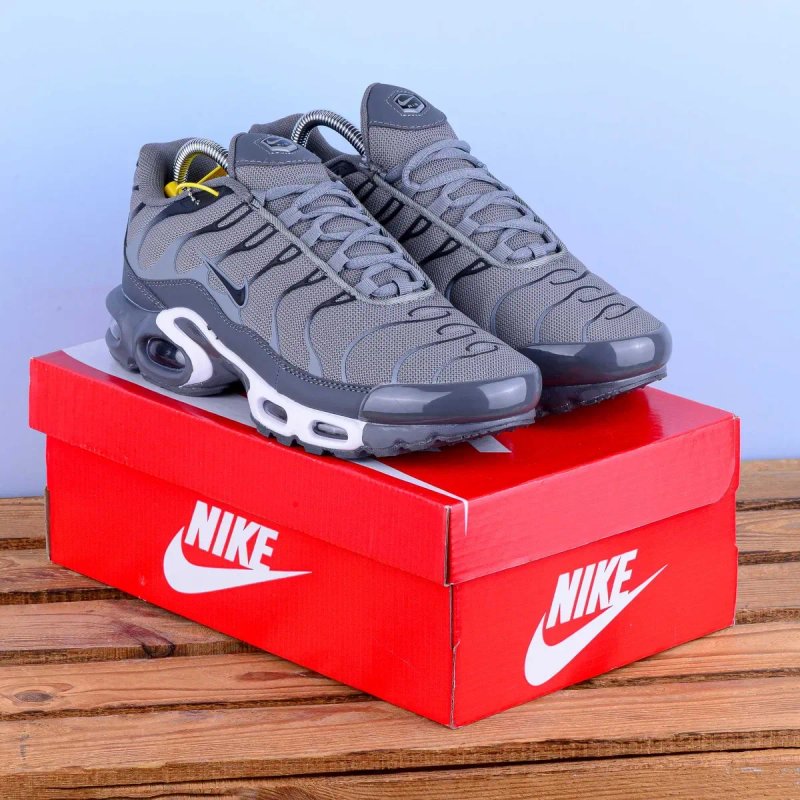 (2362) Акція! Кросівки Nike Air Max TN Plus сірі (41-46) найк найки В'єтнам — фото 2