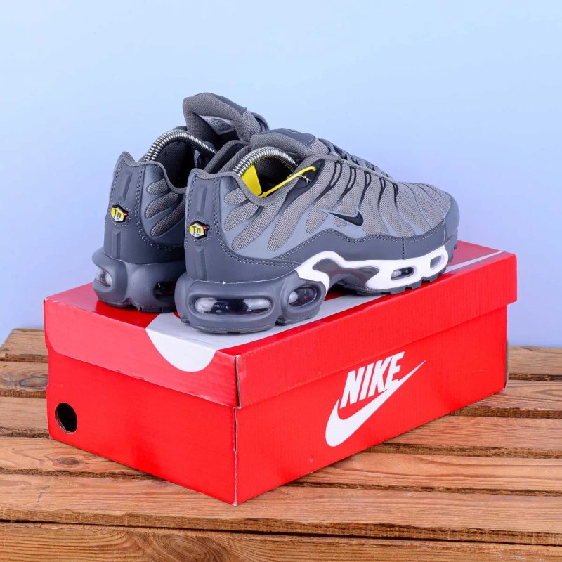 (2362) Акція! Кросівки Nike Air Max TN Plus сірі (41-46) найк найки В'єтнам — фото 5