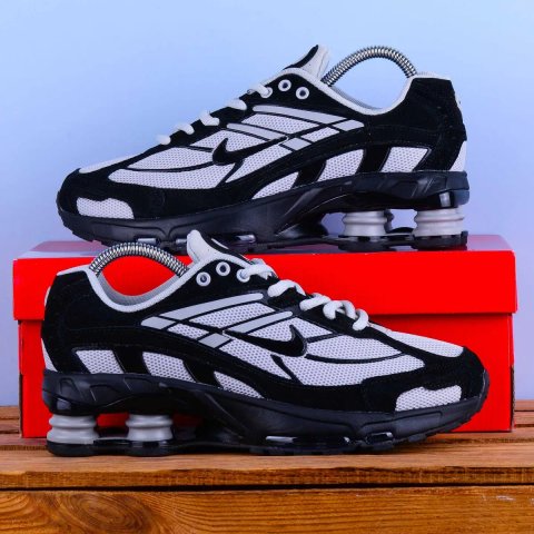 (2400) Кросівки Nike Shox Ride 2 SP сірі з чорним (37-46) найк найки В'єтнам