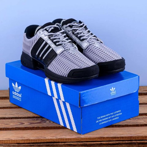 (2406) Кросівки Adidas Climacool чорні з сірим (41-46) - адідас адідаси