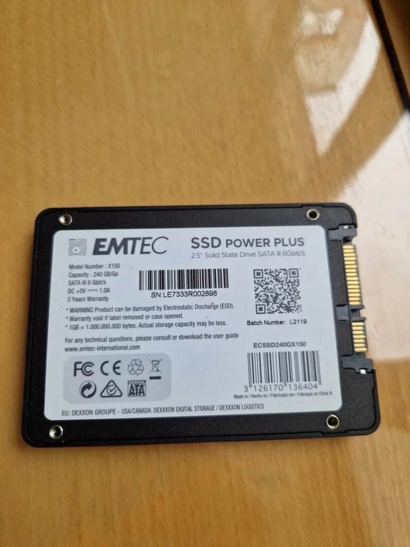 240gb ssd  диск ссд для системного блока або ноутбука Стан гарний — фото 3