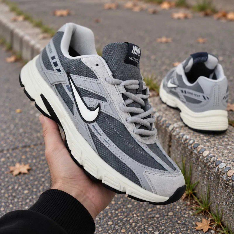(2421) Термо Осінь-Зима Кросівки Nike Initiator сірі (37-41) найк найки В'єтнам — фото 4