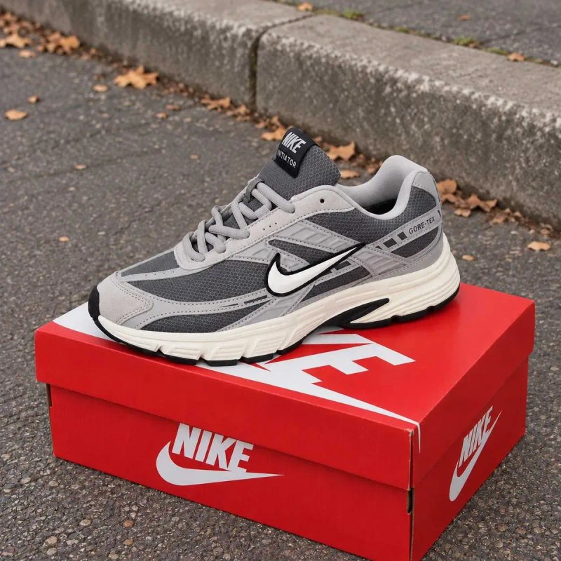 (2421) Термо Осінь-Зима Кросівки Nike Initiator сірі (37-41) найк найки В'єтнам — фото 5
