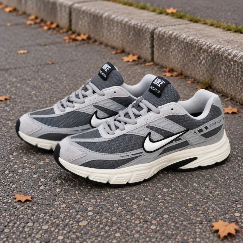 (2421) Термо Осінь-Зима Кросівки Nike Initiator сірі (37-41) найк найки В'єтнам — фото 7