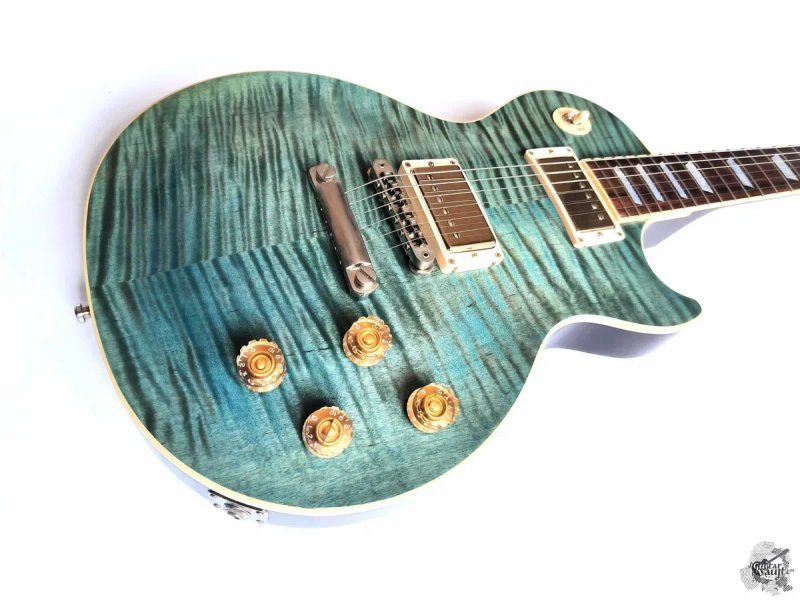 $2550 Gibson 100th Anniversary Les Paul Traditional '2015 Ocean Blue — фото 2