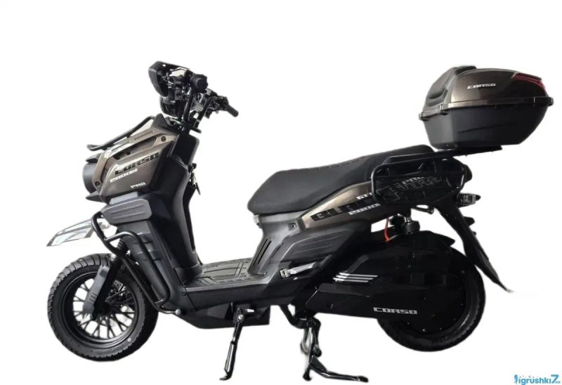2800W БЕЗКОШТОВНА ДОСТАВКА! Літій залізо фосфат !Електричний мопед Corso BlackFury BF — фото 2