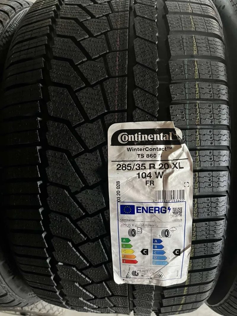 285/35/20+275/35/20 R20 Continental WinterContact TS860S M5 4шт нові — фото 4