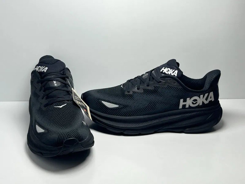 45-29см ОРИГІНАЛ 100% Кросівки HOKA CLIFTON 9 GORE-TEX BLACK 1141470F BBLC — фото 2