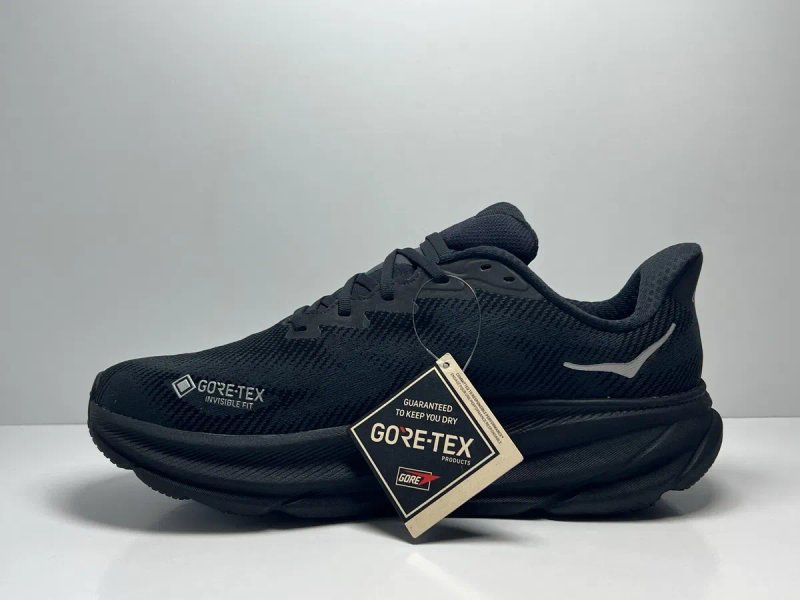 45-29см ОРИГІНАЛ 100% Кросівки HOKA CLIFTON 9 GORE-TEX BLACK 1141470F BBLC — фото 3