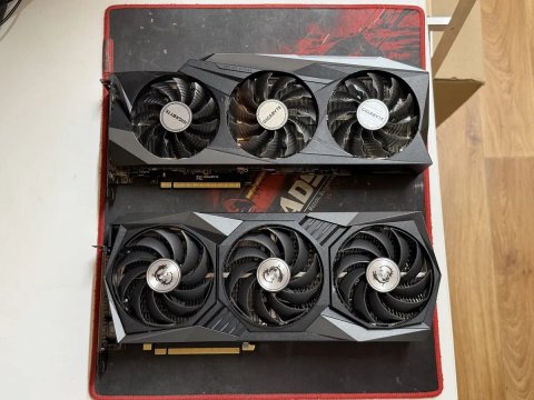 2шт RTX 3090 не не рабочие, под ремонт
