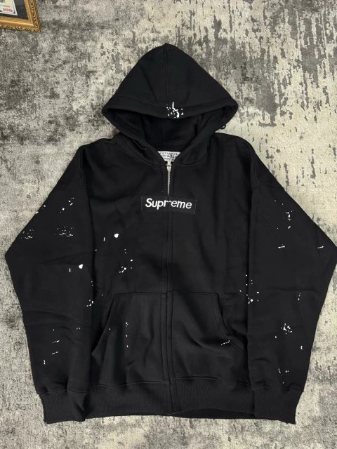 ‼️3 Кольори ‼️ Зіп Худі Supreme x Maison Margiela MM6 / Мейсон Марджела / Зіпка / Супрім /Худак / MM6