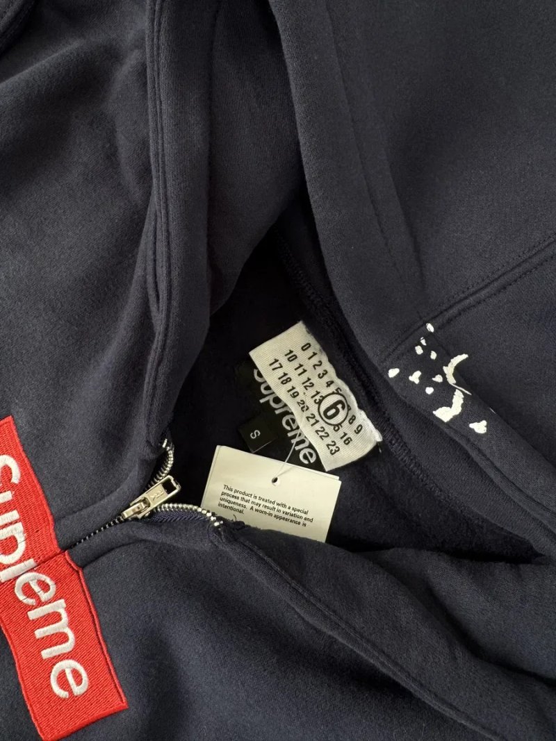 ‼️3 Кольори ‼️ Зіп Худі Supreme x Maison Margiela MM6 / Мейсон Марджела / Зіпка / Супрім /Худак / MM6 — фото 4
