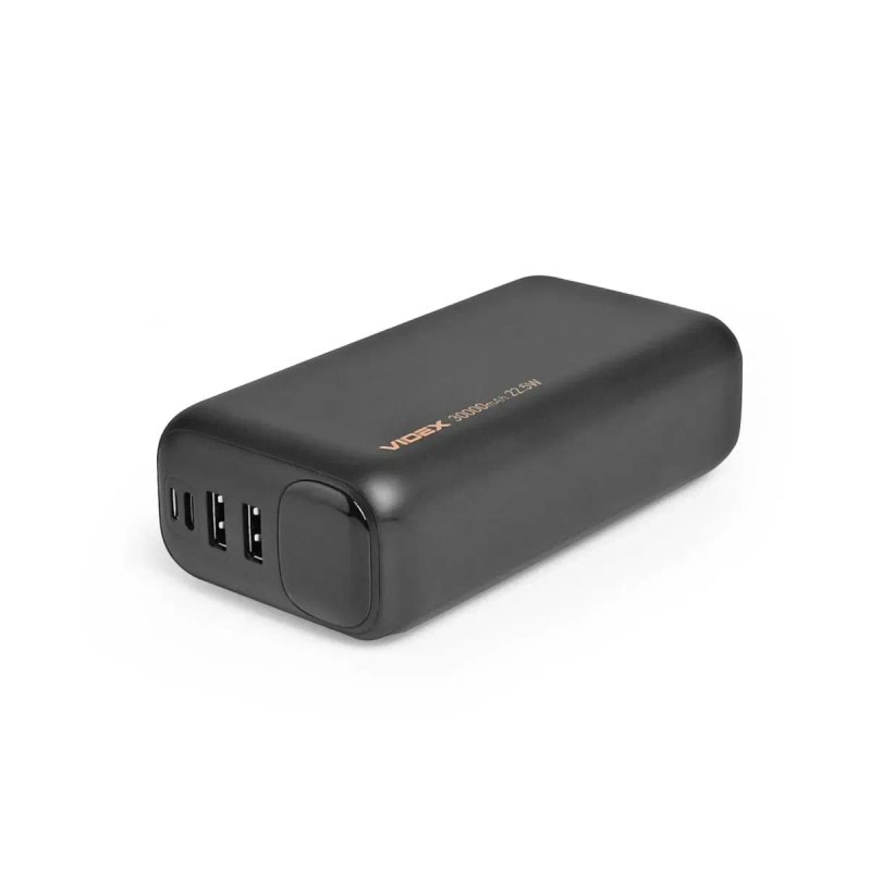 30000mAh 22.5w VIDEX VPB-297 - оригінальний повербанк, з ГАРАНТІЄЮ 2 роки. Якісний і витривалий power bank, павер банк відекс з швидкою зарядкою — фото 3