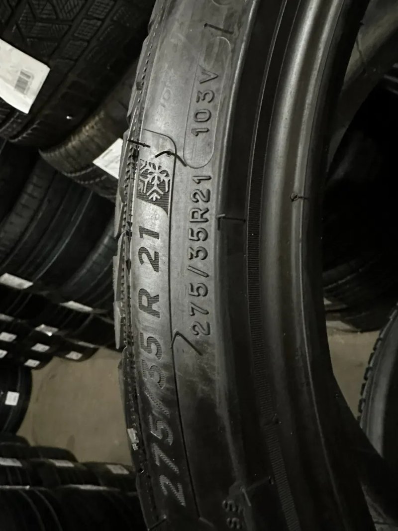 315/30/21+275/35/21 R21 Michelin Pilot Alpin 5 4шт зима — фото 6