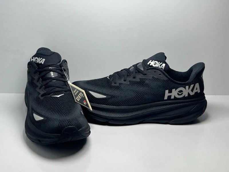 48-31см ОРИГІНАЛ 100% Кросівки HOKA CLIFTON 9 GORE-TEX BLACK 1141470 BBLC — фото 2