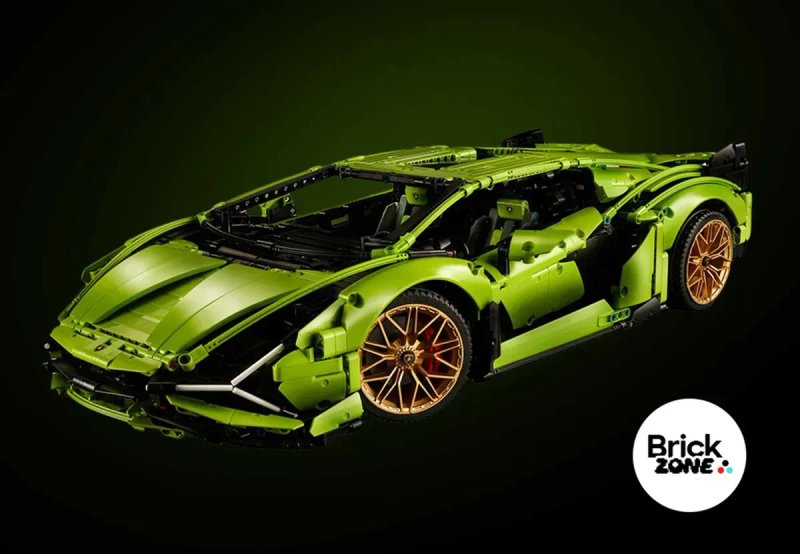 ‼️3696 деталей‼️Конструктор Lamborghini Sian FKP 37 1:8 (42115) — фото 2