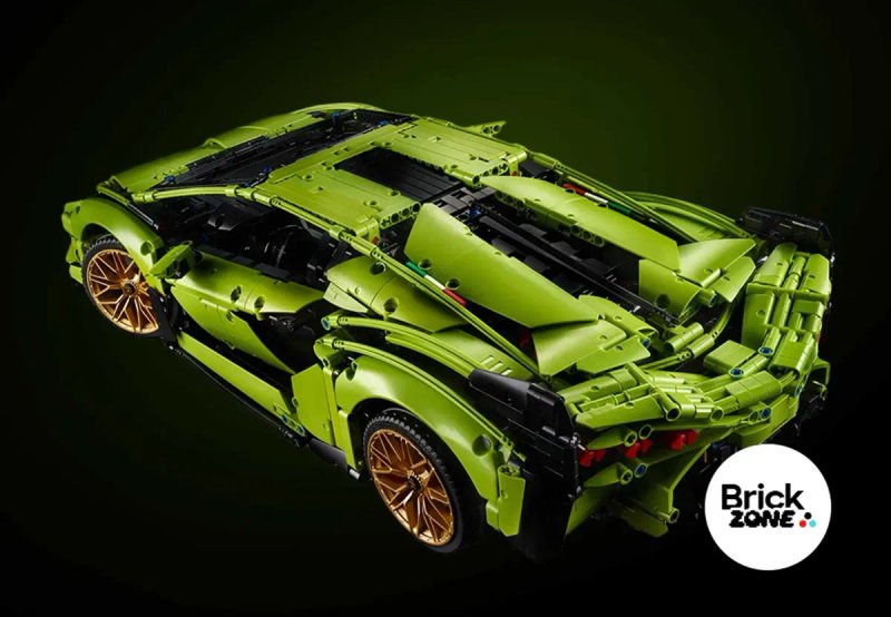 ‼️3696 деталей‼️Конструктор Lamborghini Sian FKP 37 1:8 (42115) — фото 3