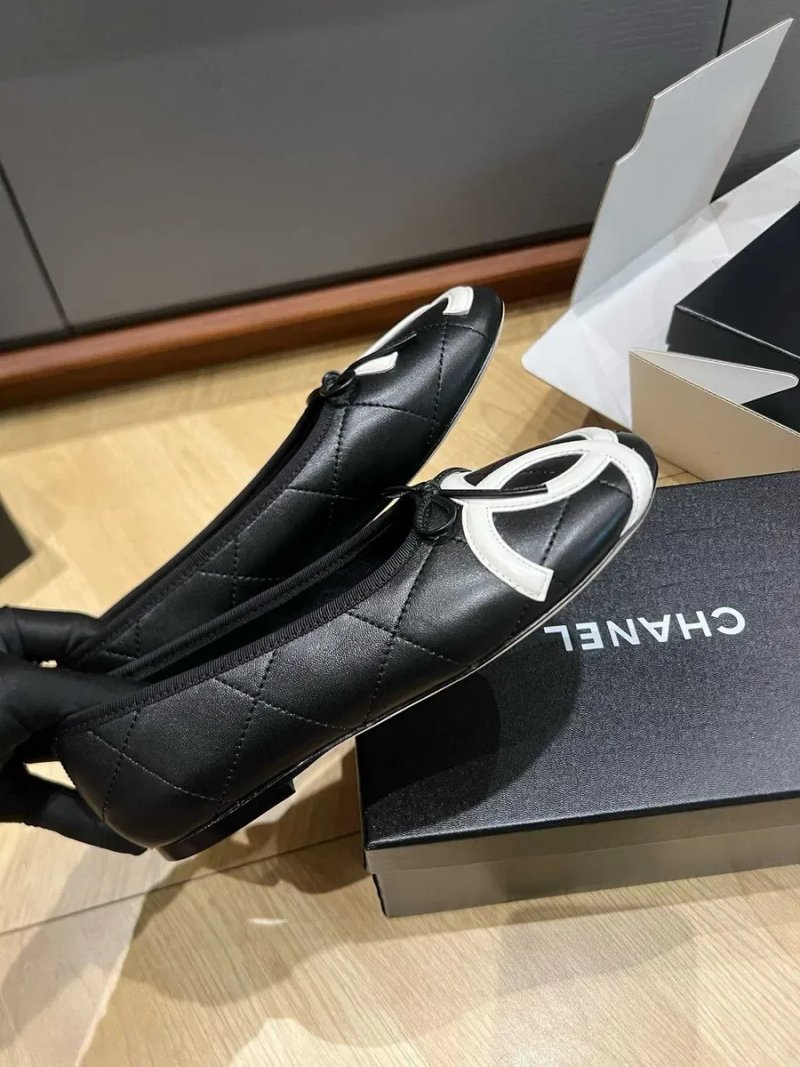 37 38 39 40  Жіночі шкіряні туфлі балетки Chanel туфли балетки Шанель — фото 7