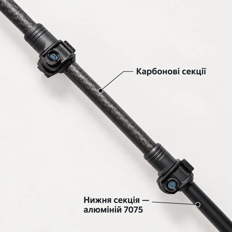 3F 180 ГРАМ! C1 Trekking Pole Carbon — ультралегка трекінгова палиця — фото 8