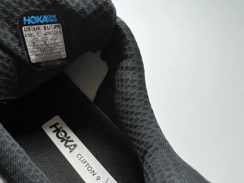 40.5-25.5см ОРИГІНАЛ 100% Кросівки HOKA CLIFTON 9 GORE-TEX BLACK  1141490 BBLC — фото 8