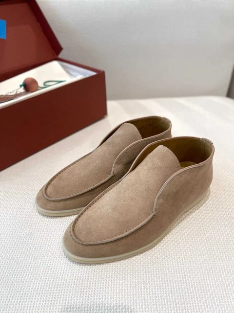 36-42 Женские бежевые лоферы Loro Piana Open Walk лофери Лоро Пиана