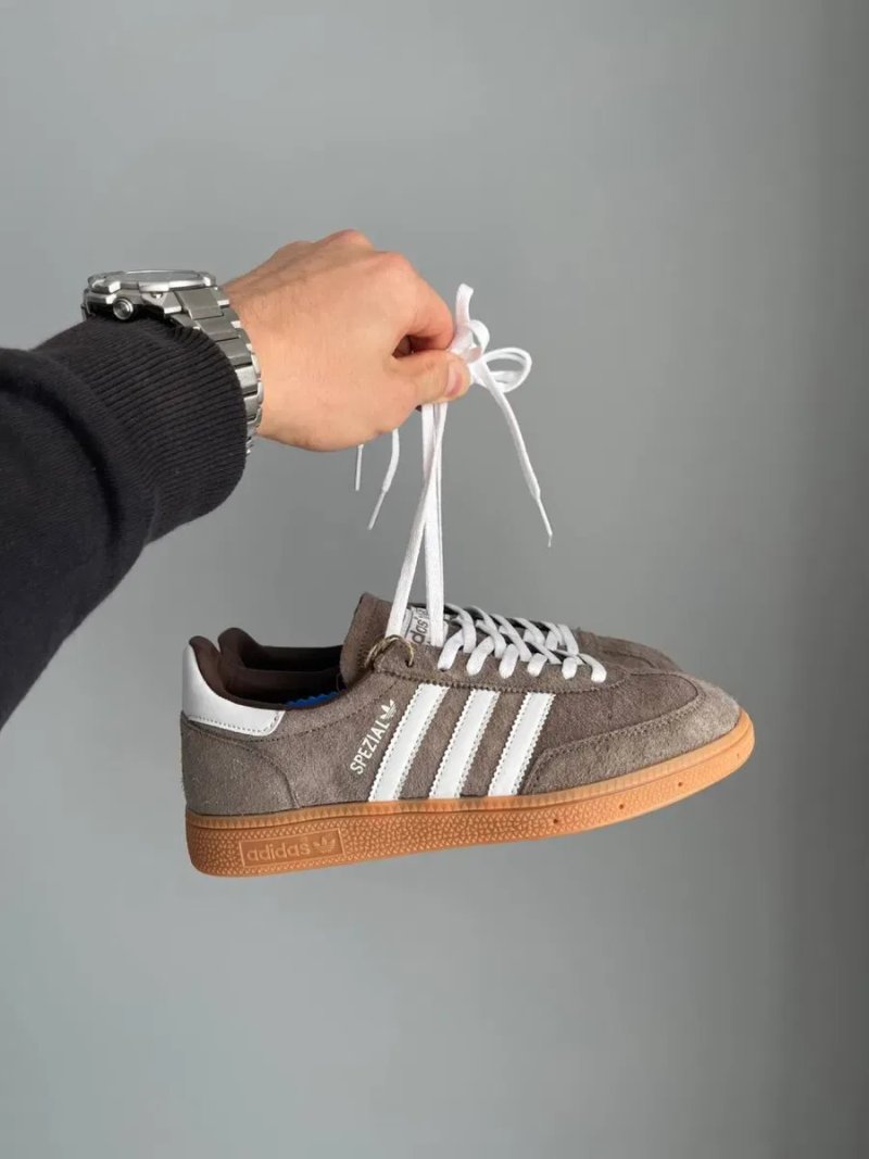 36-45 р кросівки Adidas Handball Spezial Earth Strata Gum light brown — фото 7