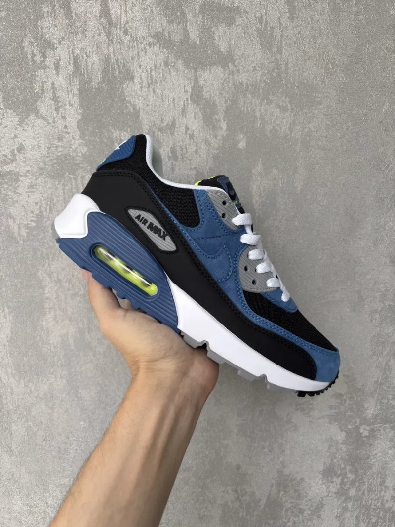39-45 р кросівки Nike Air Max 90 blue grey brown — фото 4