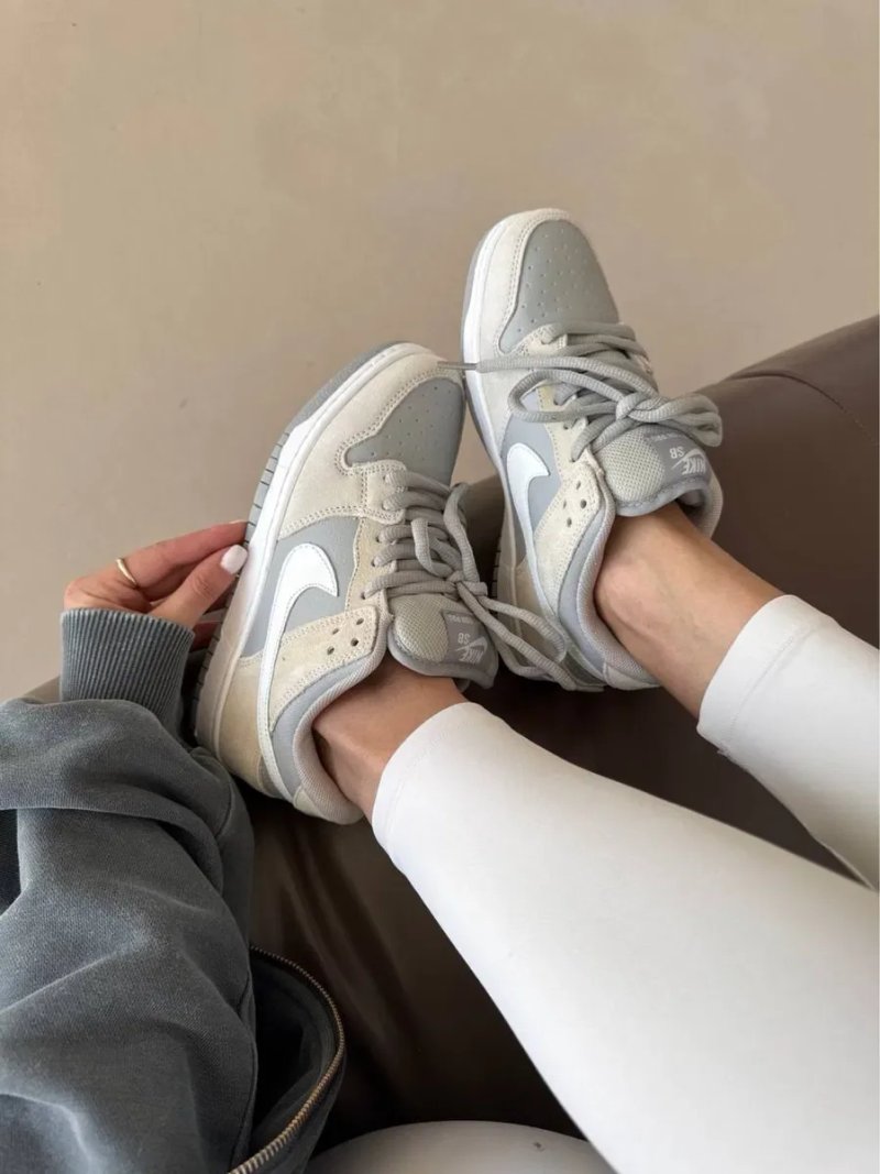 36-45 р кросівки Nike SB Dunk Summit White Sweet Wolf Grey — фото 3