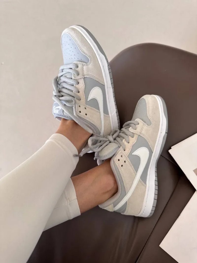 36-45 р кросівки Nike SB Dunk Summit White Sweet Wolf Grey — фото 6