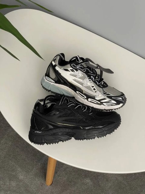 36-45 р кросівки Off White Be Right Back Grey Black