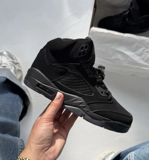 36-46 р кросівки Nike Air Jordan 5 Retro Black Cat
