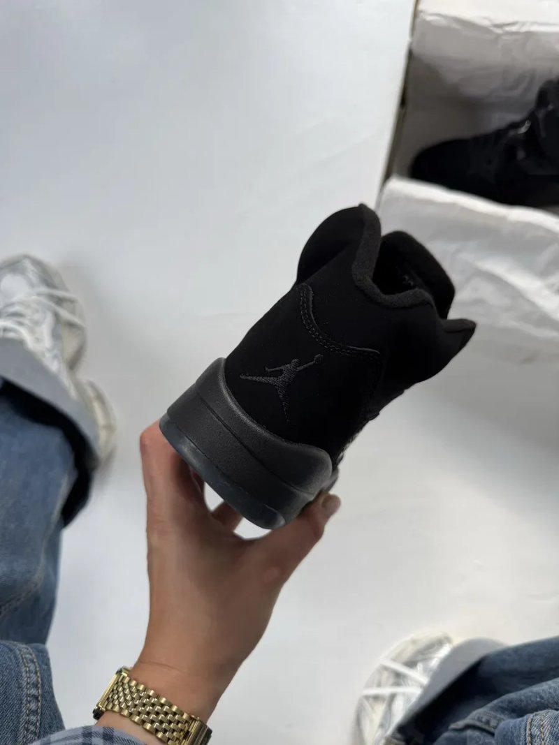 36-46 р кросівки Nike Air Jordan 5 Retro Black Cat — фото 2