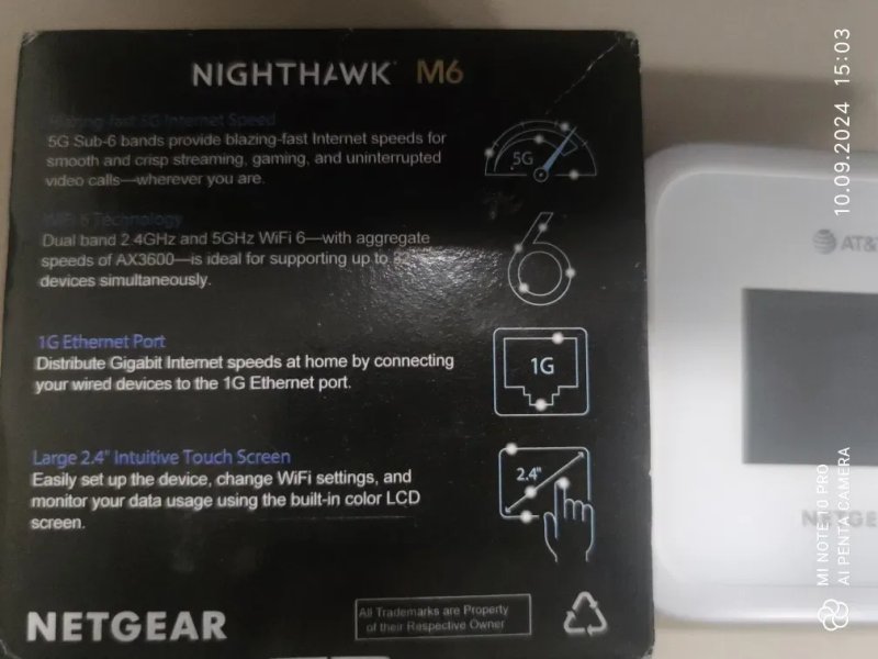 4G/5G wi fi роутер netgear M6  MR6110/6500 PRO Nighthawk усі сім  пода — фото 4